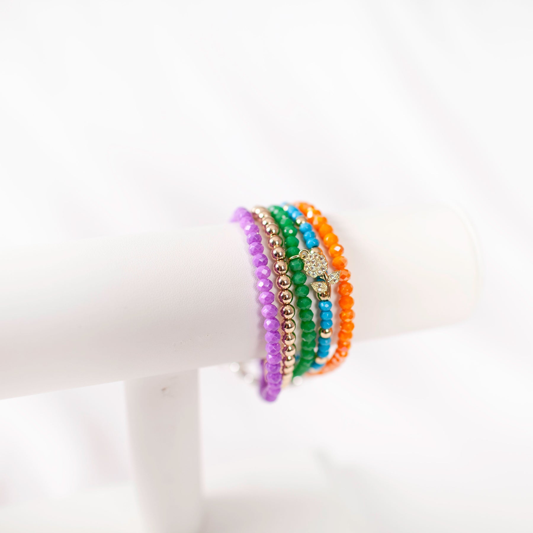Bold Stack Bold Bloom Bracelet Stack – Centered Jewelry